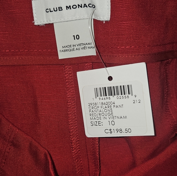 Nwt club monaco crop flare pants - Picture 7 of 8